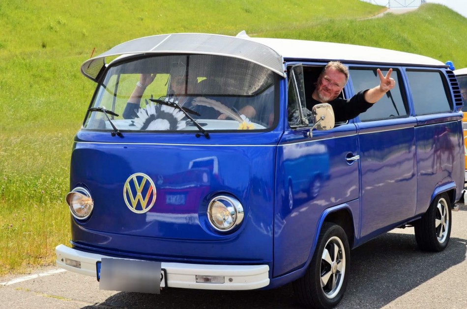 VW T-2 Ogórek w plenerze
